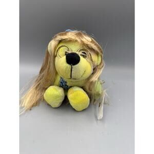 Vintage The Brady Bunch Bear Jan Plush 8” w/ Glasses Long Hair